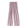 thumbnail image 1 of Yuzhih Lounge Pants for Women 2024 Streetwear Wide Leg Pants High Waist Sweatpants Loose Casual Trousers, 1 of 3