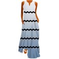 thumbnail image 1 of XuJwPNcy Maxi Dresses for Women Loose Sleeveless Print Tank Dresses Casual V Neck Vacation Sundress with Pockets, 1 of 5
