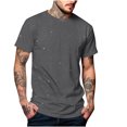 thumbnail image 1 of XuJwPNcy Men's Shiny Shirts Short Sleeve Sparkly Fashion Summer Hot Tops Nightclub Glitter T-Shirt Tee Tops, 1 of 6