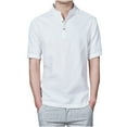 thumbnail image 1 of XuJwPNcy Mens Big and Talls Short Sleeve Tops Summer Button Front Collare Beach Shirts Lightweight Casual Clothes, 1 of 6