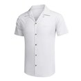 thumbnail image 1 of XuJwPNcy Mens Dress Shirts Slim Fit Button down Short Sleeve Shirts Business Casual Formal Solid Color Shirts Dress Shirts for Men, 1 of 4