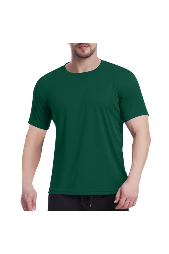 Mesh Workout Shirts for Men Dry Fit Gym Shirts Quick Dry Athletic Short Sleeve T-Shirt for Summer Running