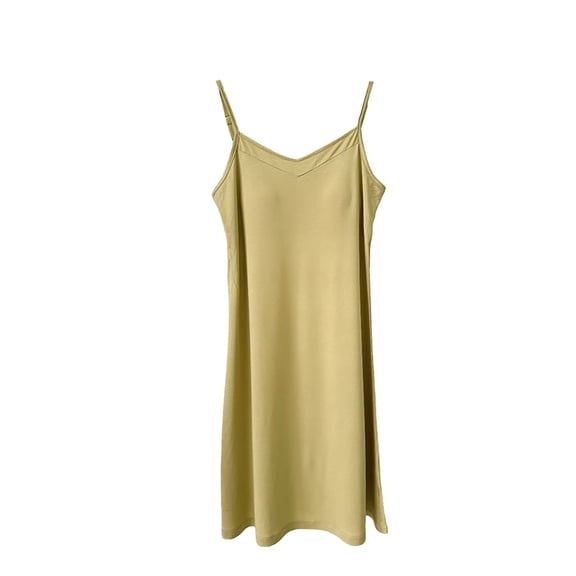 XuJwPNcy Pajama Nightdress for Women V Neck Sleeveless Baggy Comfy Pjs Nightgown Summer Nightshirts with Bras