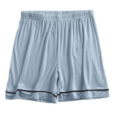 Yuzhih Pajama Shorts for Women Elastic Waisted Stretchy Pjs Bottom Soft Comfy Sleepwear Basic Loungewear