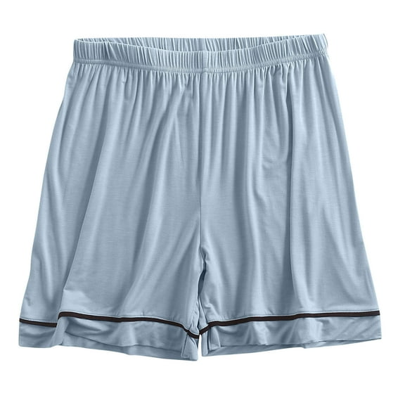 XuJwPNcy Pajama Shorts for Women Elastic Waisted Stretchy Pjs Bottom Soft Comfy Sleepwear Basic Loungewear