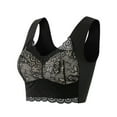 thumbnail image 1 of XuJwPNcy Plus Size Lace Bras for Women Non Padded Underwire Bralettes Soft Comfy Wireless Bras Full Coverage Lace Bralette, 1 of 2