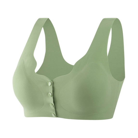 XuJwPNcy Push up Bras for Women Front Button Breathable Everyday Bras for No Underwire Fashion Comfy Bra