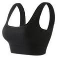 thumbnail image 1 of XuJwPNcy Ribbed Sports Bras for Women Seamless Solid Yoga Bralettes Square Neck Workout Running Bras, 1 of 2