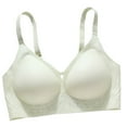 thumbnail image 1 of XuJwPNcy Seamless Bras for Women No Underwire Comfort Push up Wireless Bra Support Coverage V Neck Bralettes, 1 of 3