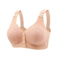thumbnail image 1 of XuJwPNcy Seamless Front Closure Bras for Women No Underwire with Support Bra Full Coverage Soft Bralettes, 1 of 5