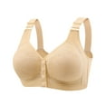 thumbnail image 1 of XuJwPNcy Seamless Front Closure Bras for Women No Underwire with Support Bra Full Coverage Soft Bralettes, 1 of 5
