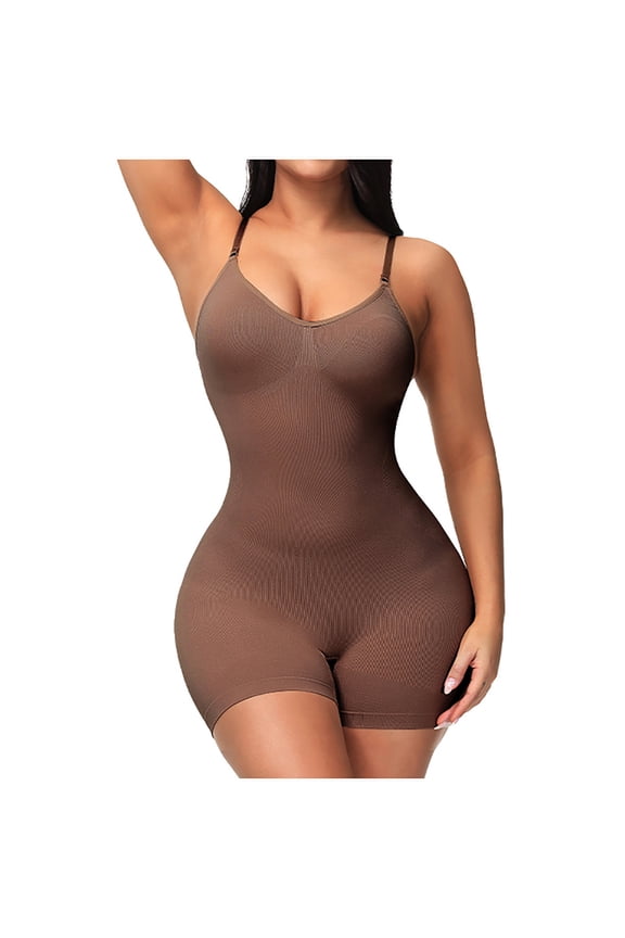 Shapewear for Women Full Bust Body Shaper Sleeveless Bodysuit Butt Lifter Thigh Slimmer Women Womens Clothes