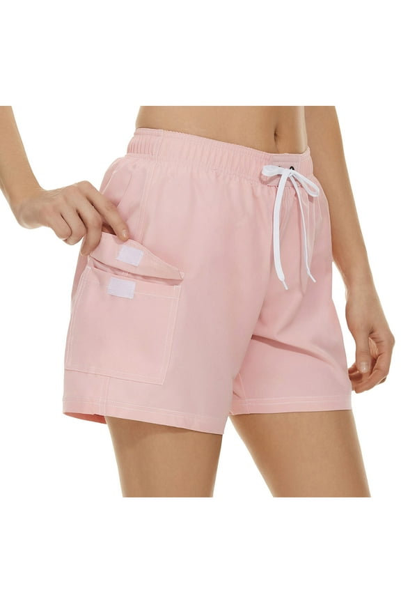 Shorts for Women Trendy Drawstring Going out Shorts Casual Low Waist Wide Leg Short Pants with Pockets