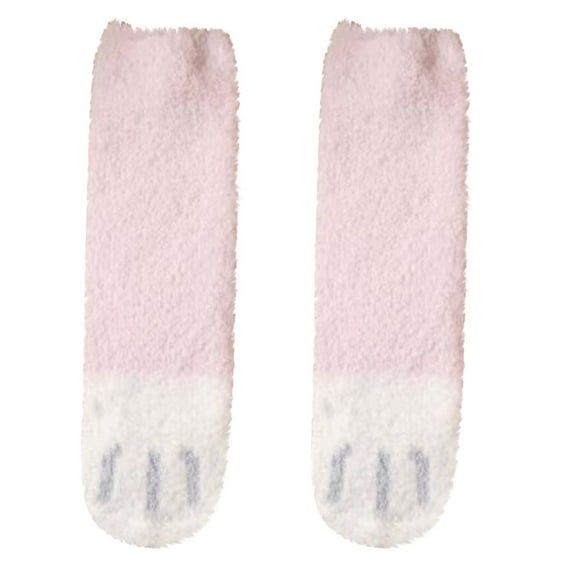 XuJwPNcy Socks for Women Fuzzy Fleece Lined per Mid-Tube Socks Crew Socks for Winter Warm Thick Plush