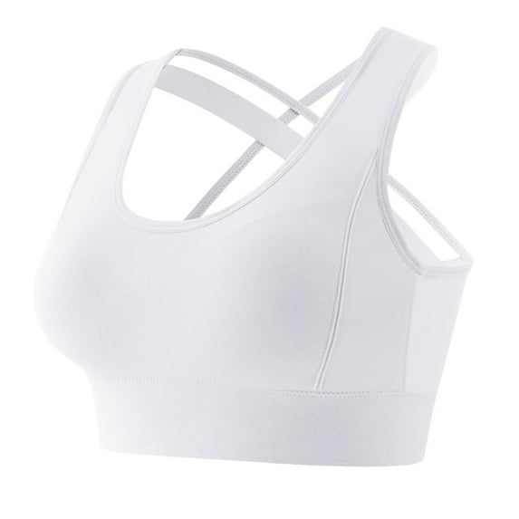 XuJwPNcy Sports Bras for Women Full Coverage Racerback Yoga Bras Medium Support Workout Bralettes