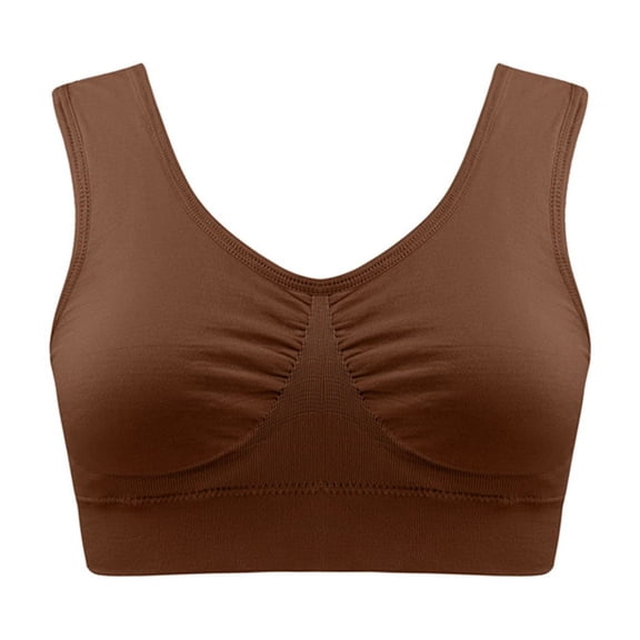 XuJwPNcy Sports Bras for Women High Support Seamless Comfortable Yoga Running Bras Push up No Underwire