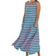 thumbnail image 1 of cfhntfmh Summer Dresses for Women Sleeveless Scoop Neck Tank Dresses Trendy Maxi Dresses with Pockets, 1 of 5