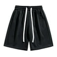thumbnail image 1 of XuJwPNcy Sweat Shorts for Men Big and Talls Drawstring Elastic Waist Running Short with Pockets Loose Comfy Gym Shorts, 1 of 5