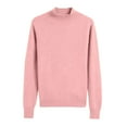 thumbnail image 1 of cfhntfmh Sweaters for Women Mock Neck Long Sleeve Knitted Shirts Fall Basic Tops Soft Comfy Pullover Tops, 1 of 7
