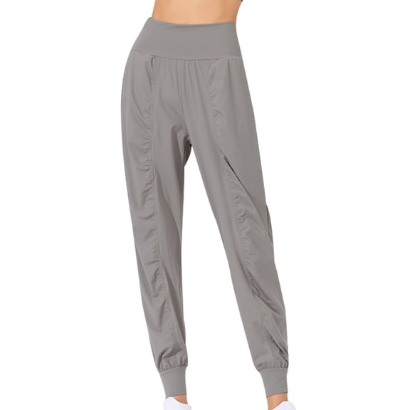 Yuzhih Sweatpants for Women Casual Baggy Elastic Waist Jogger Pants Trendy Athletic Yoga Pants with Pockets