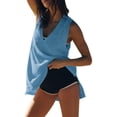 thumbnail image 1 of XuJwPNcy Tank Top for Women Loose Fit Sleeveless V Neck Camisole Tops Dressy Casual Summer Beach Vacation Flowy Cami Shirts, 1 of 7