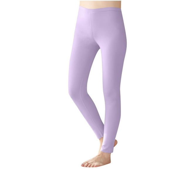 Yuzhih Thermal Leggings for Women Fleece Lined Pants Long Underwear Bottoms Soft Stretchy Warm Tights