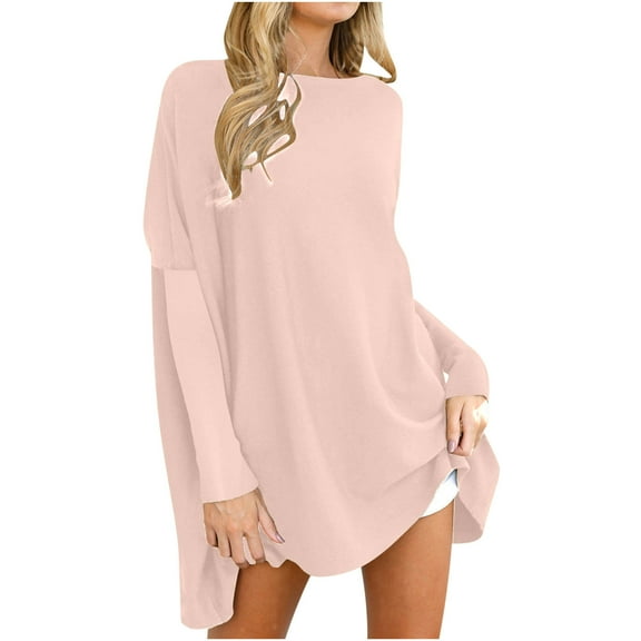 XuJwPNcy Trendy Oversized Sweater for Women Long Sleeve Cozy Pullover Sweaters Tops Baggy Comfy Outfits