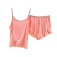thumbnail image 1 of Yuzhih Two Piece Pajama Sets for Women Soft Comfy Scoop Neck Camisole and Short Pants Summer Loungewear Sets, 1 of 7
