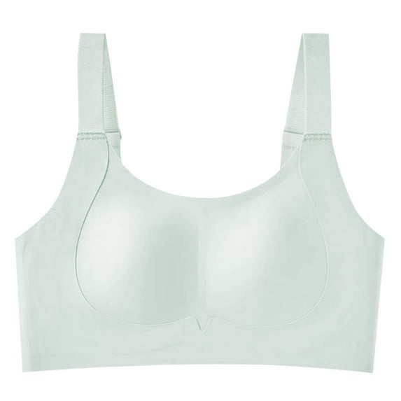 XuJwPNcy Wireless Bras for Women No Underwire Lightly Lift Womens Bras Soft Comfort Seamless Scoop Neck Bralettes