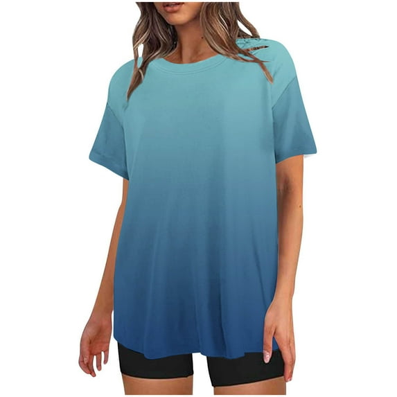 XuJwPNcy Women 2 Piece Sets Crewneck Short Sleeve T Shirts with Biker Shorts Sets Comfy Trendy Clothes