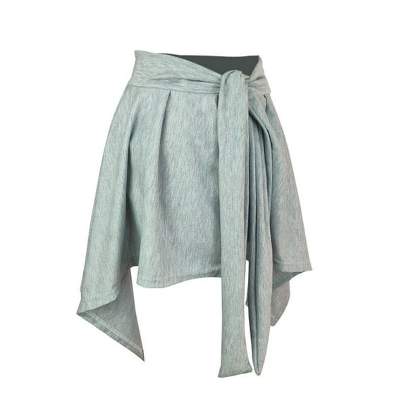 XuJwPNcy Women Athletic Yoga Short Skirt Self Tie Wrap Skirts Workout Running Tennis Covered Bottoms Skirts