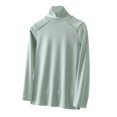 thumbnail image 1 of XuJwPNcy Women's Basic Long Sleeve Thermal Top Lightweight Turtleneck Shirts Slim Basic Layer Soft Top Fashion, 1 of 7