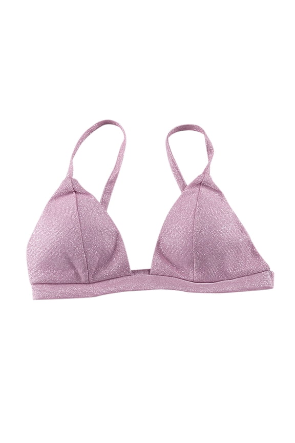 Women's Bras Spaghetti Straps Padded Party Dress Bra Soft Wireless Comfort Bralettes y Bathing Suit Top