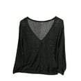 thumbnail image 1 of Yuzhih Women's Knit Cardigan Long Sleeve Button down Open Front Casual Solid Lightweight Sweater Tops, 1 of 3