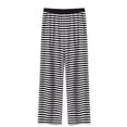 thumbnail image 1 of Yuzhih Women's Modal Pajama Pants Plus Size Striped Nightwear Sleepwear Yoga Lounge Pants Loose Comfy Pj Bottoms（Black,X-Large), 1 of 3