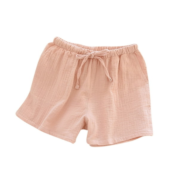 XuJwPNcy Women's Shorts Summer Casual Elastic Waist Short Pant Comfy Drawstring Solid Shorts with Pockets
