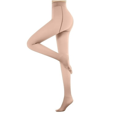 Yuzhih Fleece Lined Tights for Women 2024 Fall Winter Warm Pantyhose High Waised Leggings Stockings