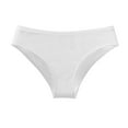 thumbnail image 1 of XuJwPNcy Women's Underwear Cotton Solid Color Panties Low Rise No Show Briefs Soft Stretch Breathable Ladies Panties, 1 of 3