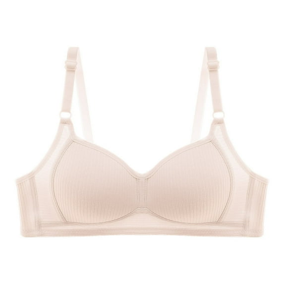 XuJwPNcy Women's Wireless Push up Bras Support Cotton Everyday Bras Wirefree Full Coverage Breathable Soft Bra