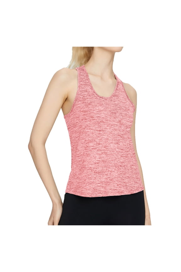 Women's Workout Tank Tops Lightweight Athletic Yoga Scoop Neck Sleeveless Shirts Gym Running Tops