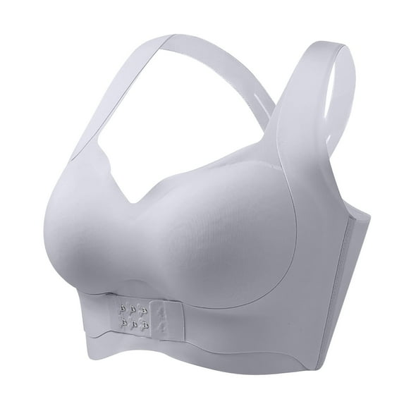 XuJwPNcy Womens Bras Plus Size Wirefree Bras Full Coverage No Underwire Everyday Bra Comfortable Cross Back Bra