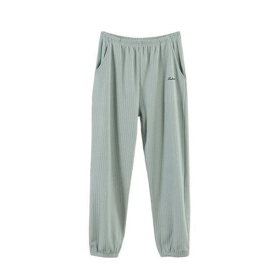XuJwPNcy Womens Comfy Pajama Pants with Pockets Stretch Waisted Lounge Pants Soft Casual Straight Leg Pjs Sleep Bottoms