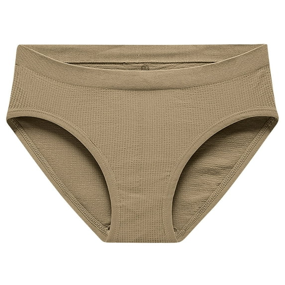 XuJwPNcy Womens Panties Stretch Comfortable Briefs Solid Soft Breathable Underpants Low Rise Body Shaper Underwear