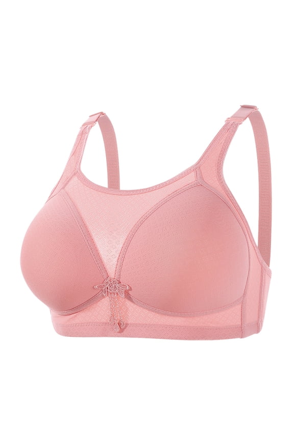 Yuzhih Womens Plus Size Bras No Underwire Everyday Bras Breathable Comfortable Soft Cut out Bralettes