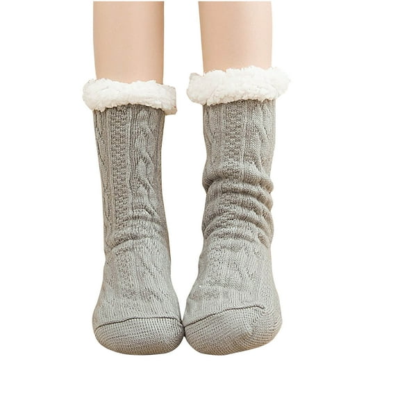 XuJwPNcy Womens per Socks Non Fuzzy Thick Warm Mid Tube Socks Super Cozy Comfy Soft Crew Socks