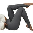 thumbnail image 1 of Yuzhih Womens Stirrup Leggings Tights Gym Yoga Workout Pants High Waist Stretchy Knit Ribbed Sports Pants, 1 of 7