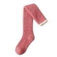 thumbnail image 1 of XuJwPNcy Womens Super Soft Fuzzy Knee-High Socks Soft Cozy Warm per Socks Winter Thermal Plush Sleeping Socks, 1 of 5