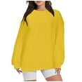 thumbnail image 1 of XuJwPNcy Womens Sweaters Oversized V Neck Long Sleeve Knit Sweaters Casual Baggy Knit Pullover Tops, 1 of 7