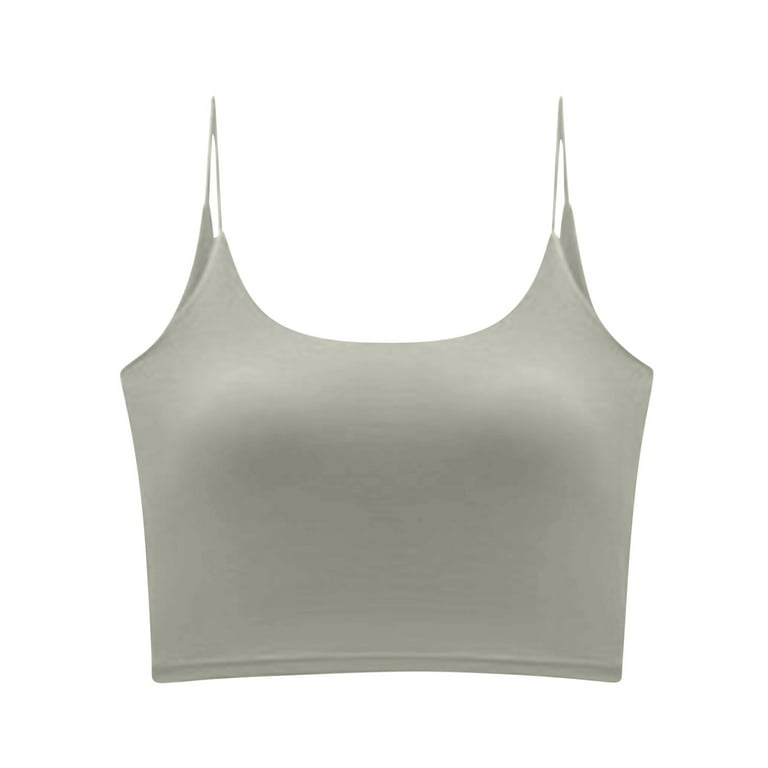 Yuzhih Womens Tank Tops Scoop Neck Shirt Spaghetti Strap