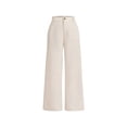 thumbnail image 1 of XuJwPNcy Womens Vintage Corduroy Pants High Waist Wide Leg Baggy Pants with Buttton Trendy Casual Solid Color Trouser, 1 of 3